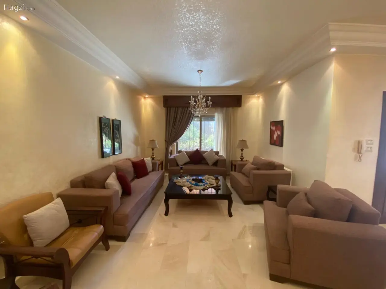 Furnished Ground-Floor Apartment for Rent in Khalda – Near New English School #11120