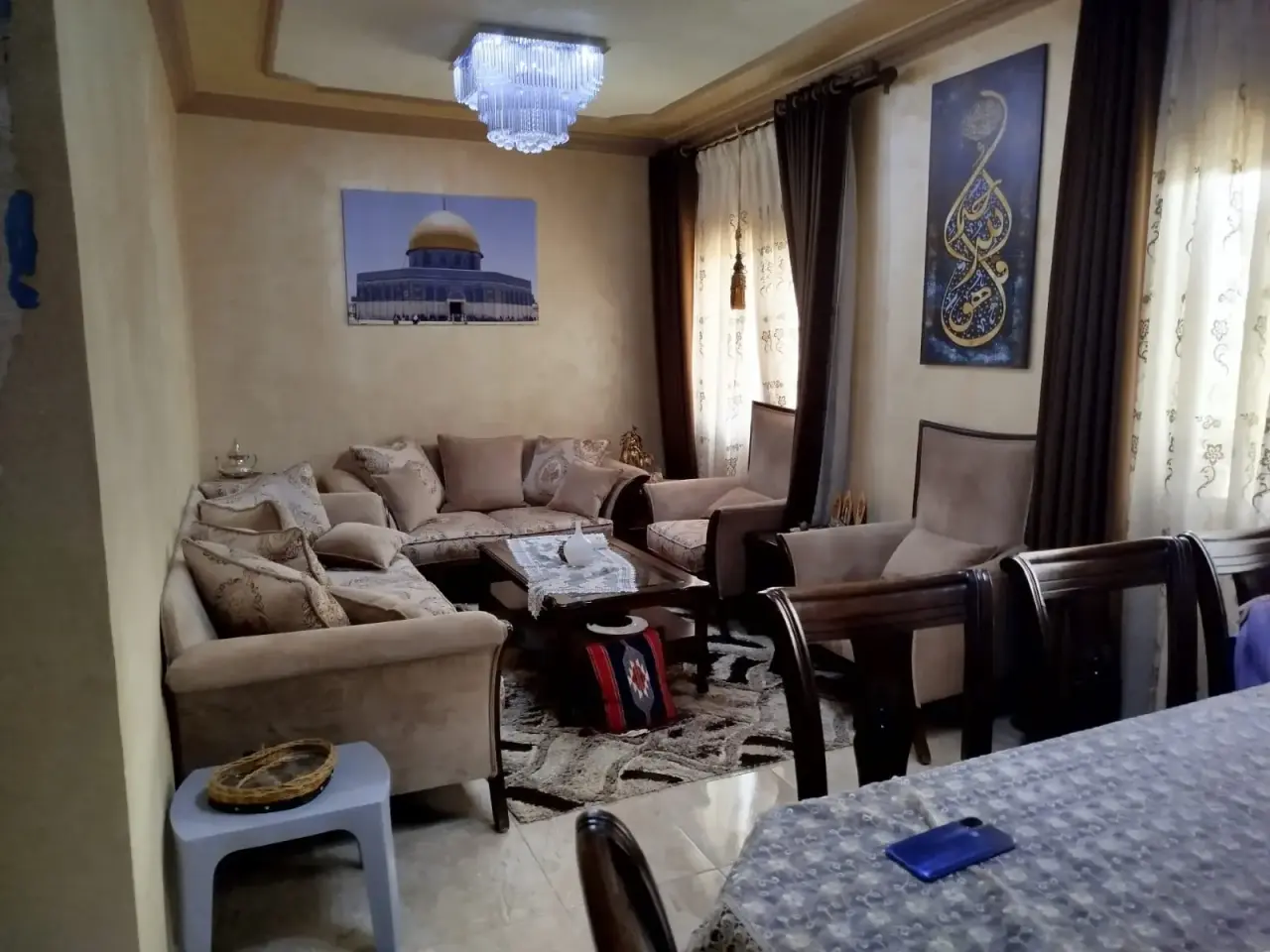 Ein Al-Basha third-floor flat, 120 m², 3 bedrooms and 2 bathrooms
