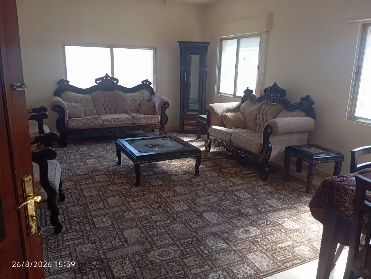 Furnished 150 m² apartment with private entrance for rent near the Military Retirees Assn, Madaba