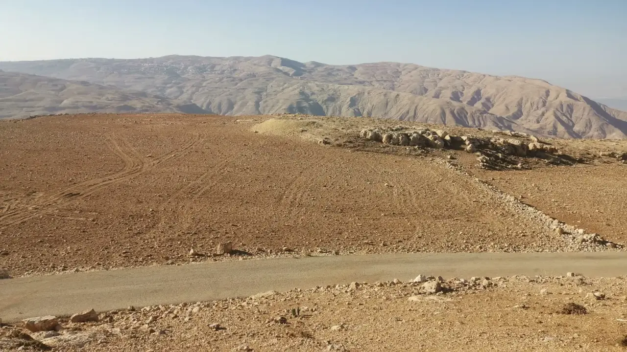 18-dunum farm land for sale in Kathraba, Karak, with Dead Sea views