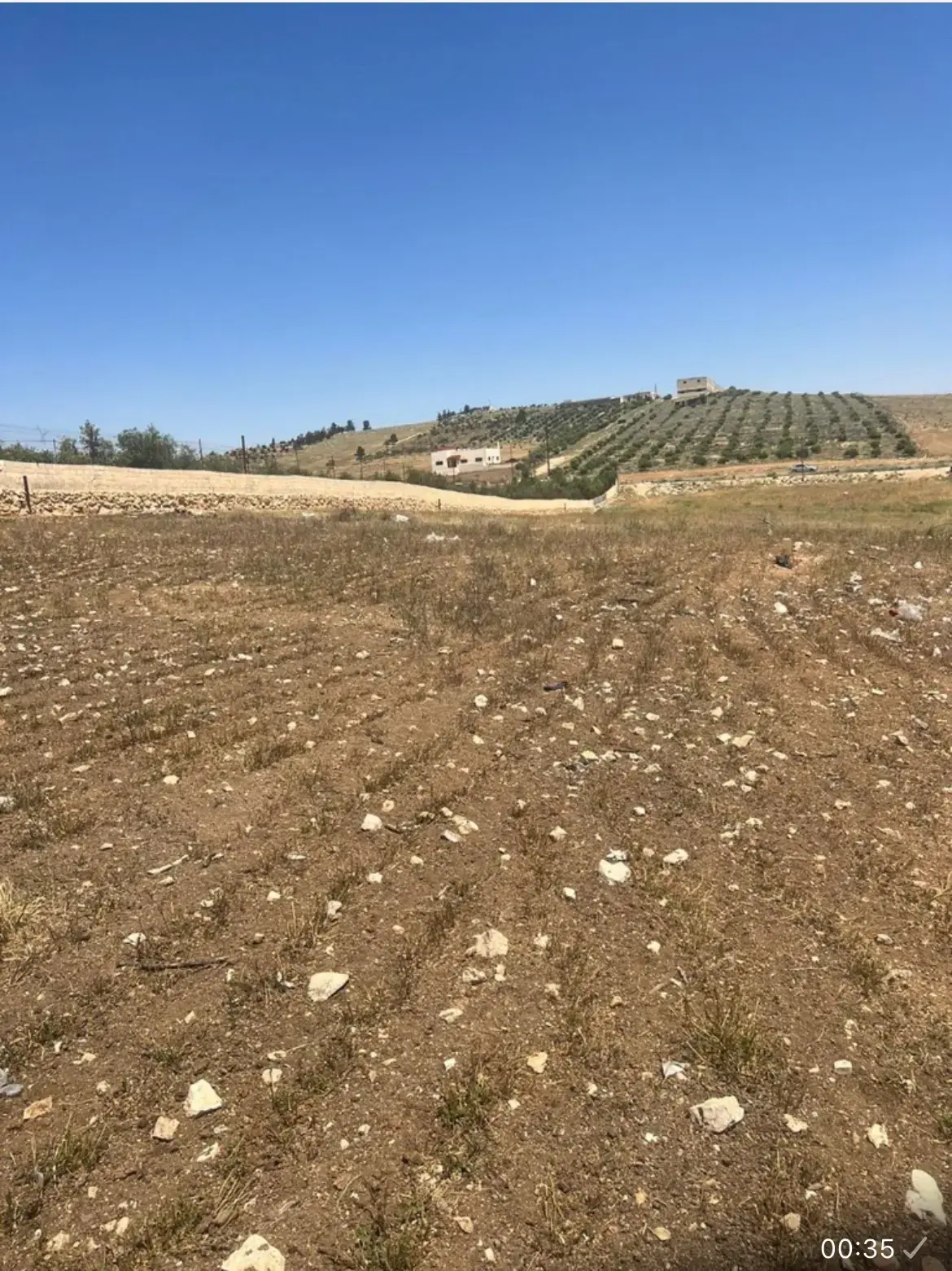 Flat 15.8-dunum rectangular plot on the Mafraq-Bala'ama road, Hayyan Al Moshref