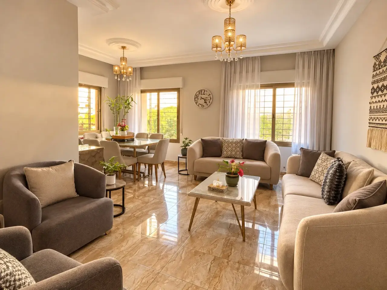 Well-kept 3-bedroom apartment near the Naval Academy for sale in Shafa Badran