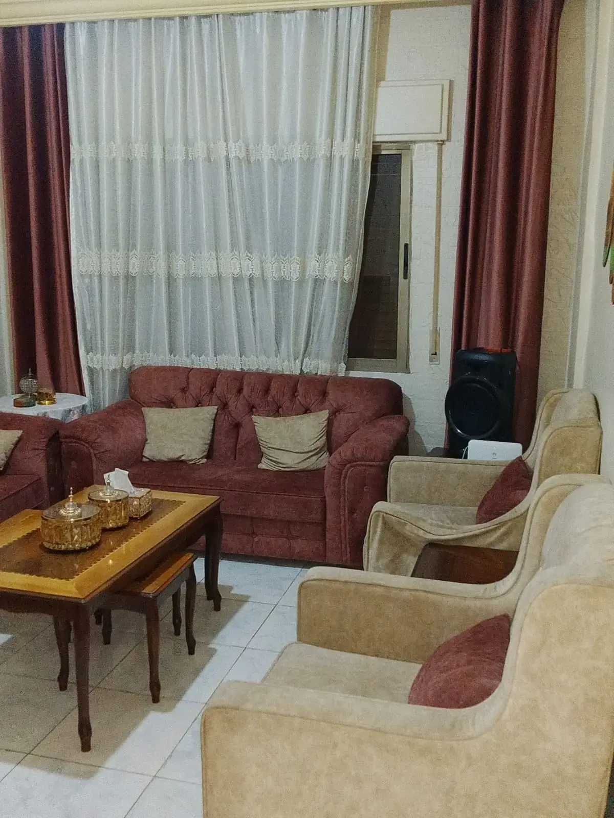 Raised ground-floor 3-bedroom apartment for sale in Al Hashmi Al Shamali