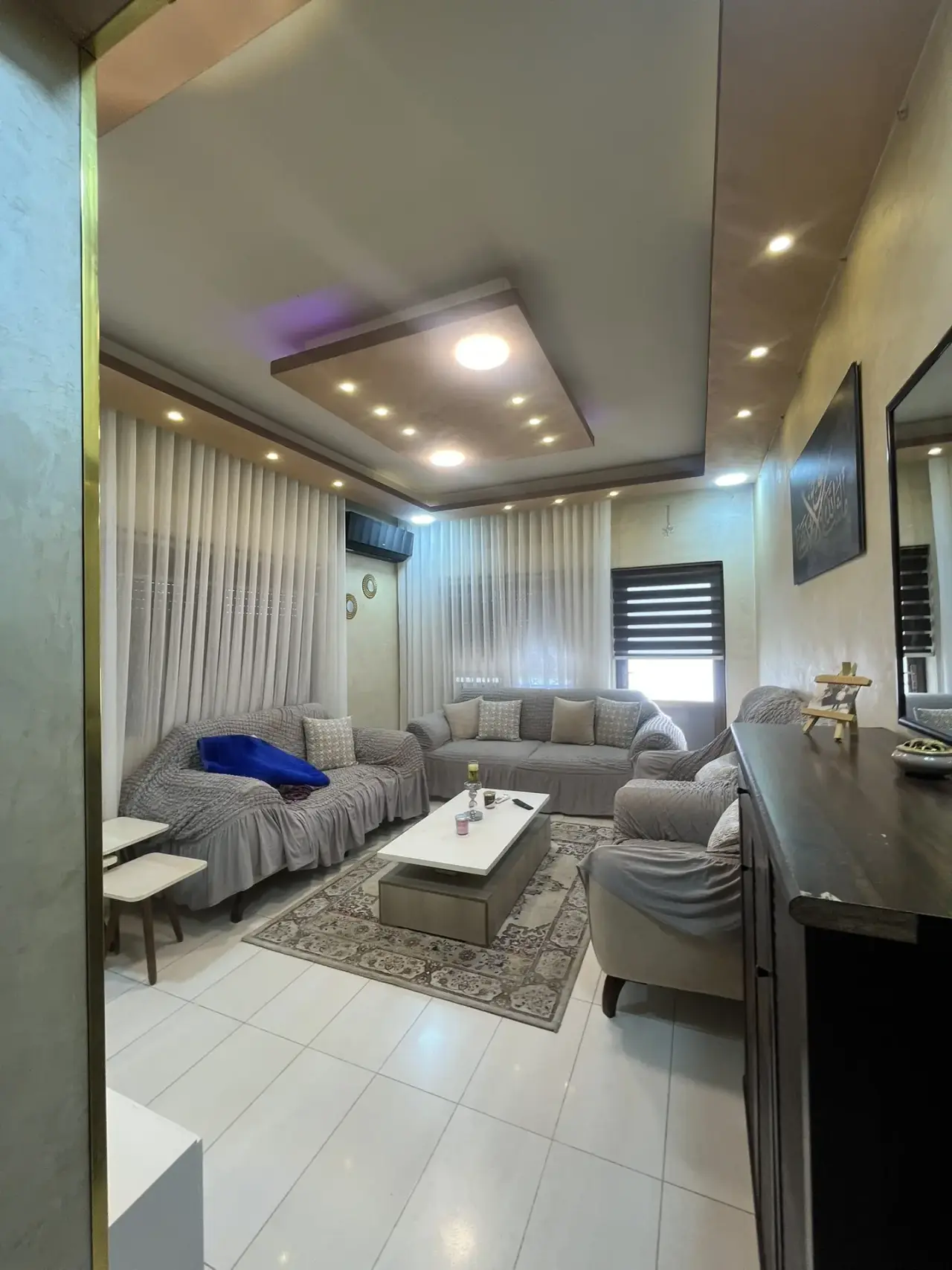 Fitted kitchen and terrace in a modern deluxe flat, Al Hashmi Al Shamali