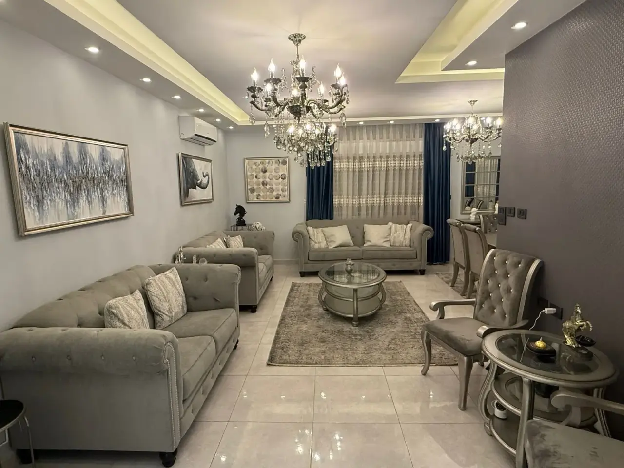 Fully renovated 156 m² first-floor apartment for sale near Taybeh Mosque, Tla' Al Ali