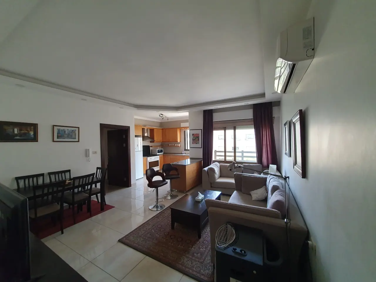 97 m² furnished two-bedroom flat for sale by Safeway, 7th Circle, Al Rawnaq