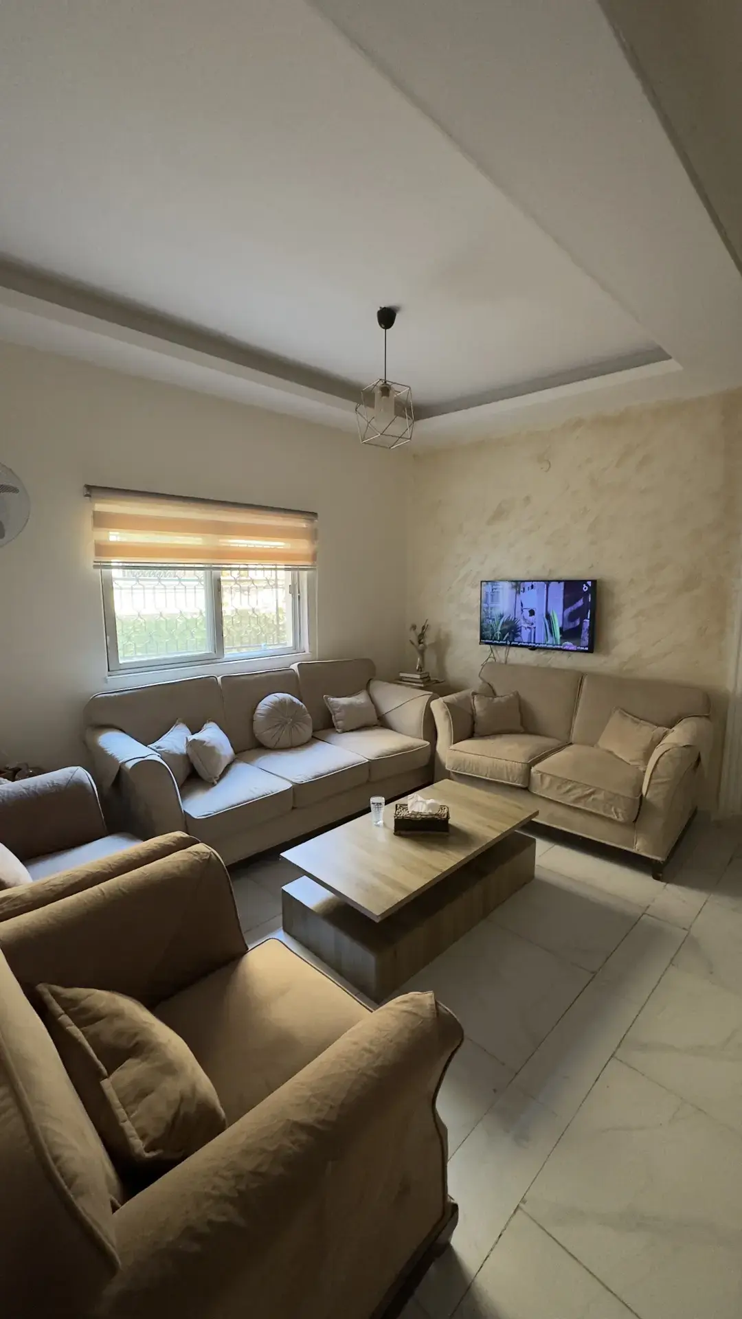 Quiet spot in Al Thera'a Al Gharbi: ground-floor flat with terrace, cash or installments