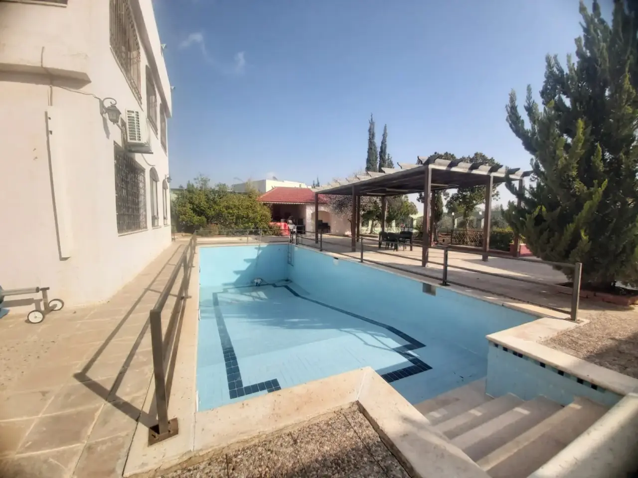 15-dunum olive farm with a villa and pool for sale in Umm Al-Amad, Al-Zaytouneh