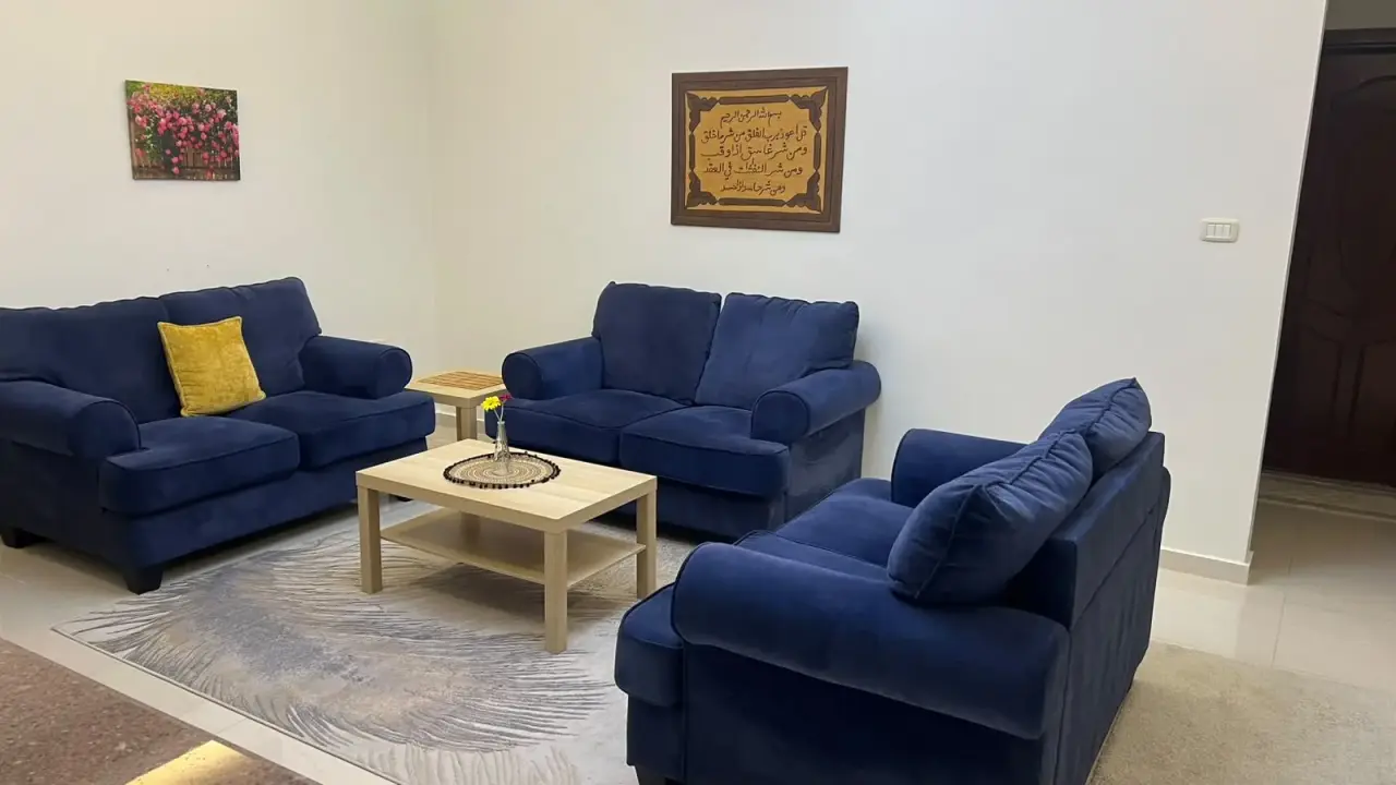 Furnished 150 m² 3-bedroom apartment for student rent near Al Zahraa park, Irbid