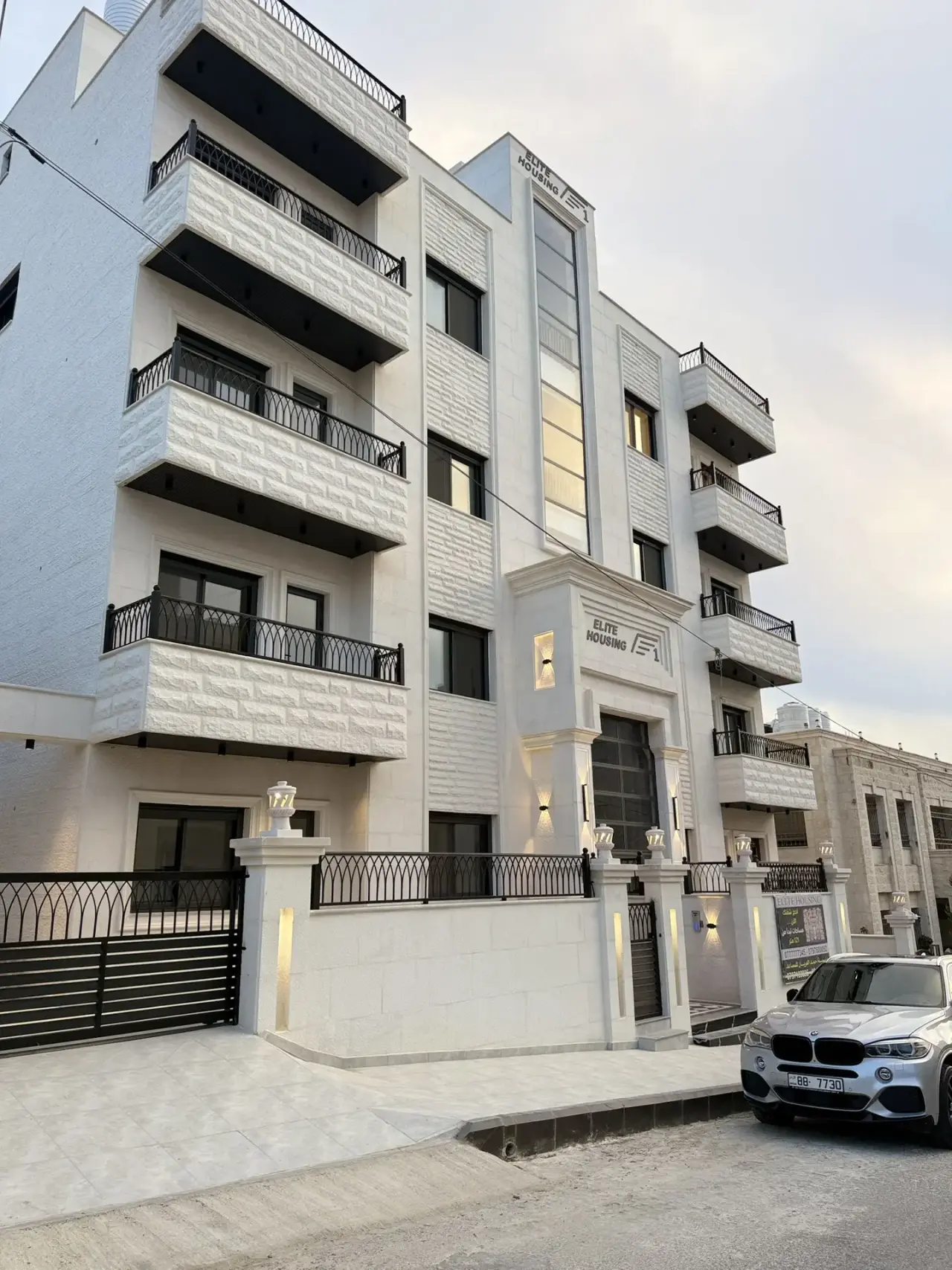 Hotel-style finish on a new ground-floor 3-bed flat in Abu Nsair