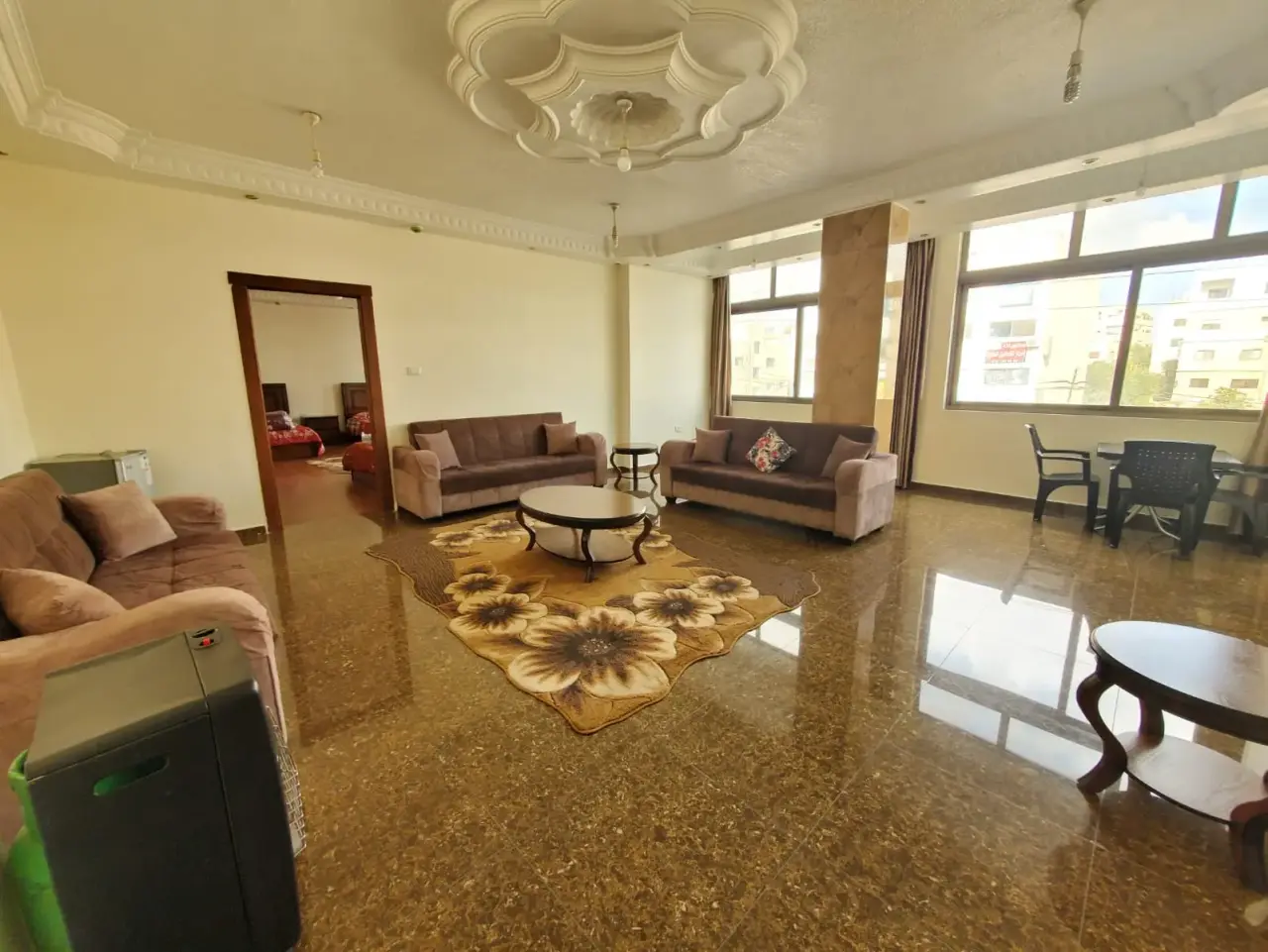 Daily rent for families in Al Hashmi Al Shamali: newly furnished flats with lift and internet