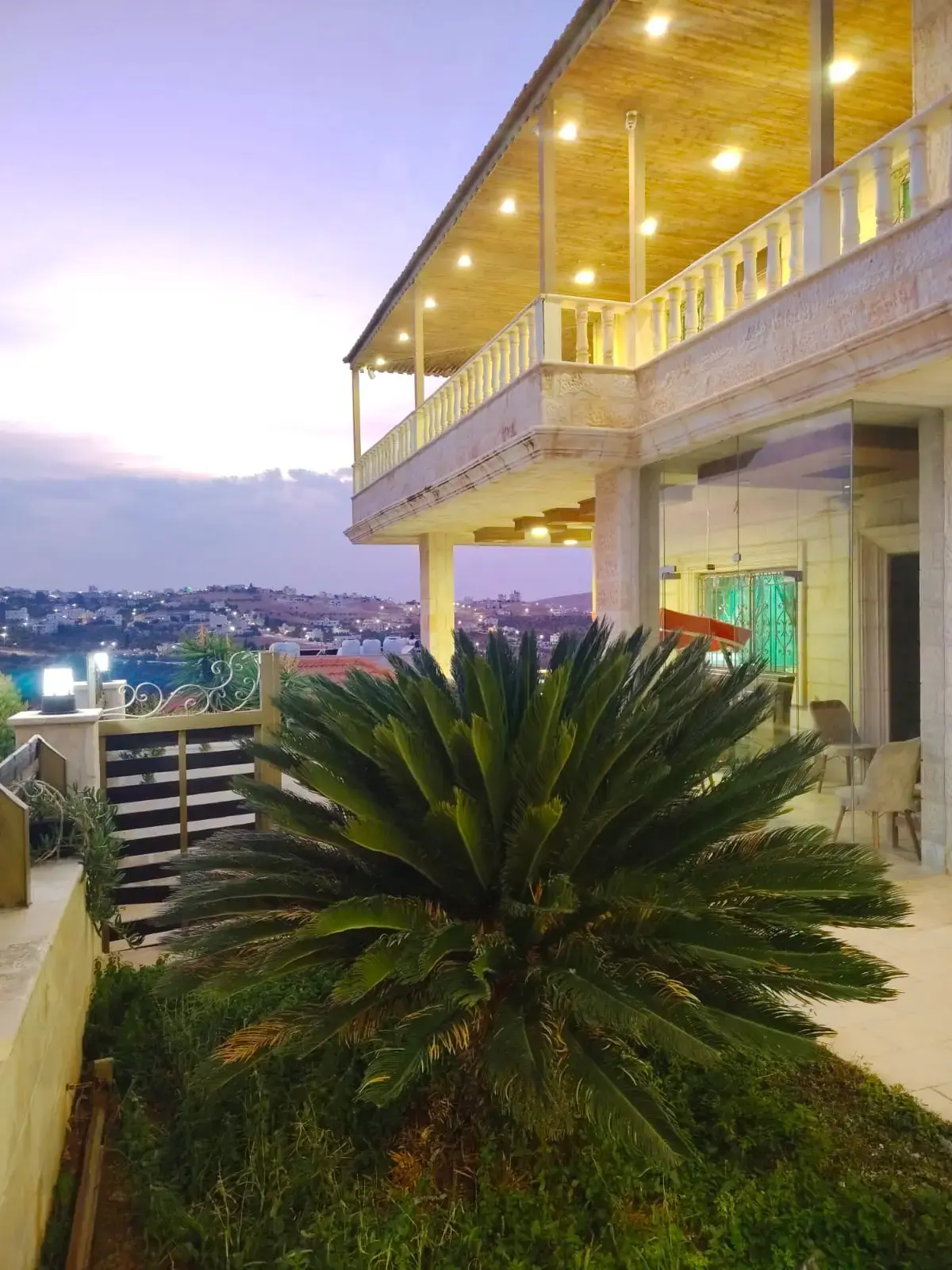 Uyoun Al Theeb three-floor villa in Shafa Badran with a view terrace and outdoor seating