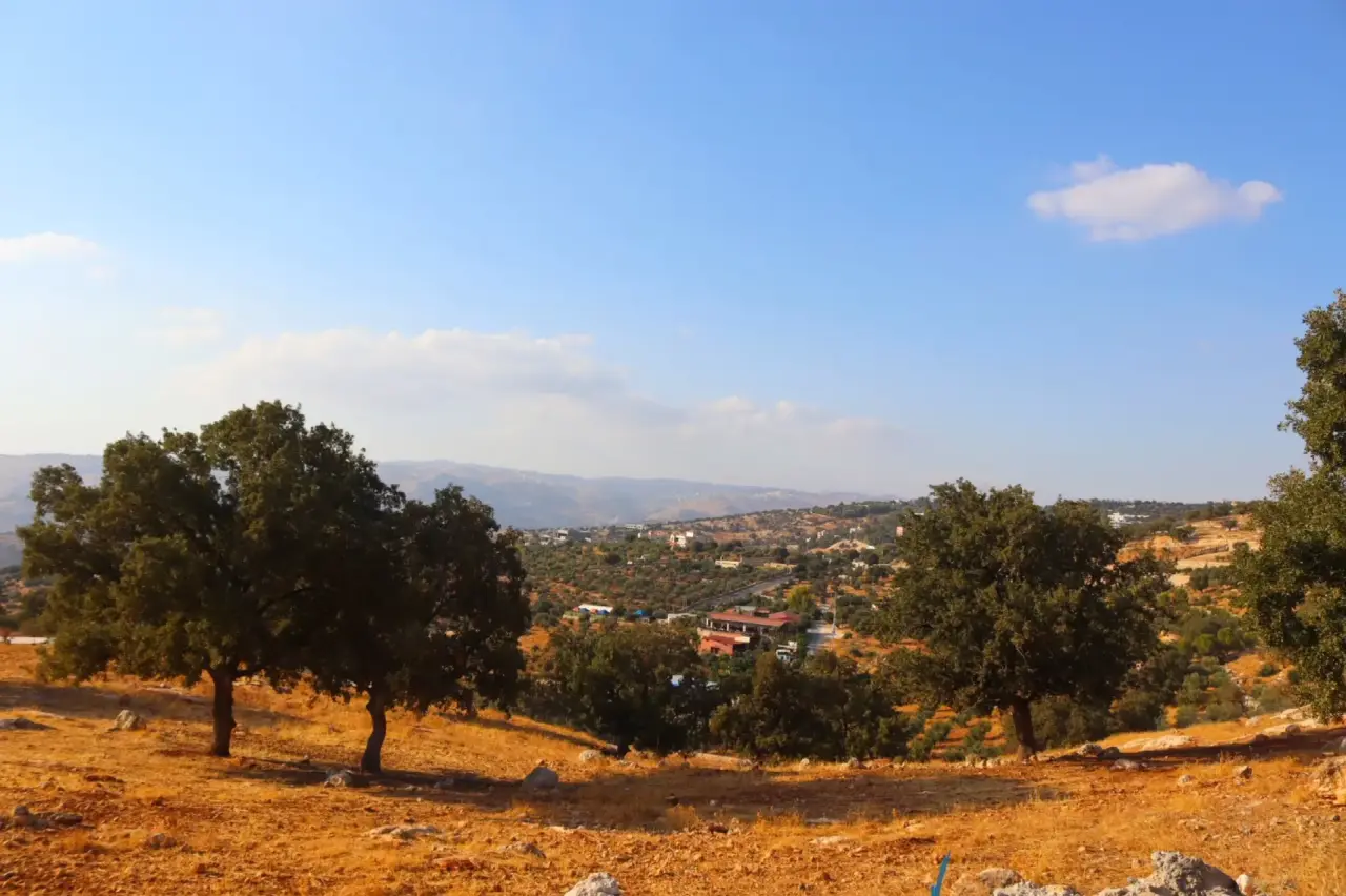 Valley views from a near-level 1,093 m² plot in Bader Al Jadedeh