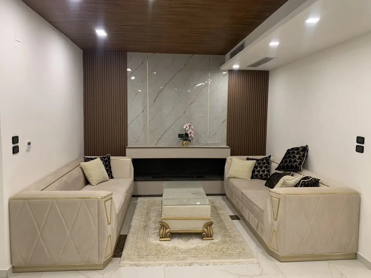 Furnished 185 m² apartment with central AC for sale south of Al Rahebat, Irbid