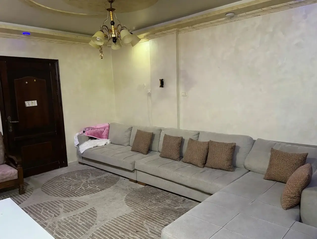 Ready 118 m² fourth-floor apartment with lift for sale near Badia hospital, south Irbid