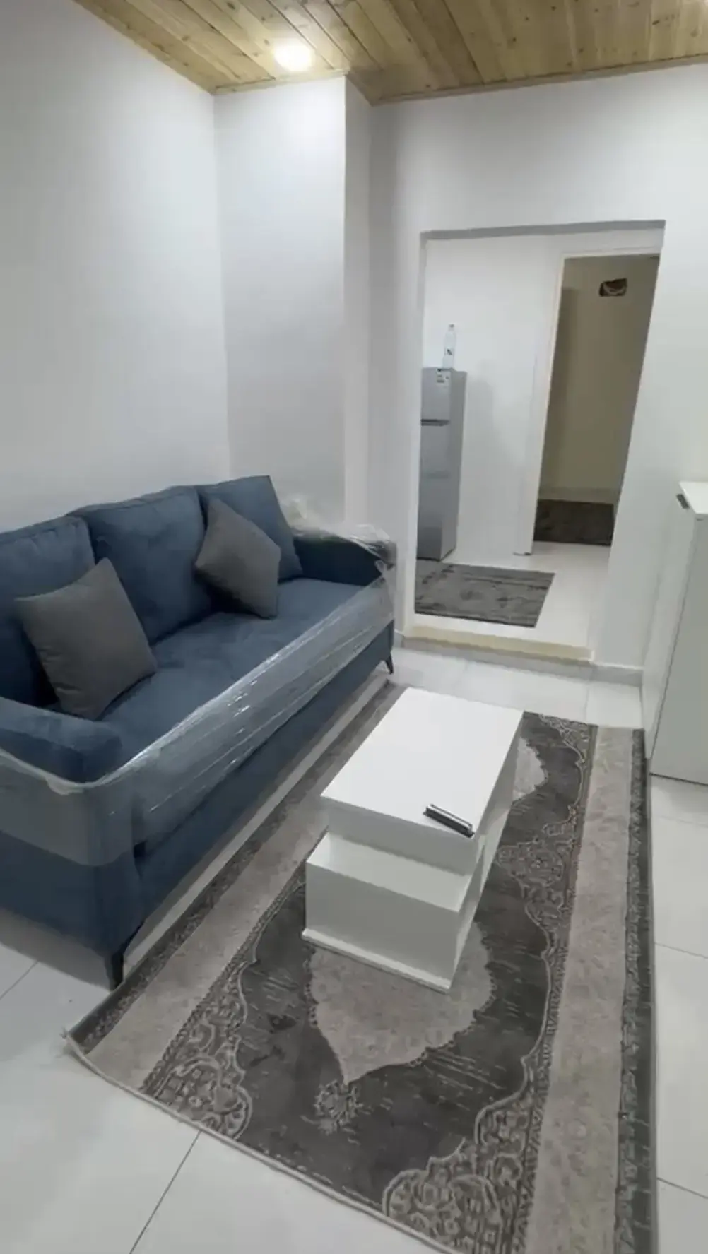 For a female student near Al Lawazem Circle: new furnished rooftop flat with private outdoor space