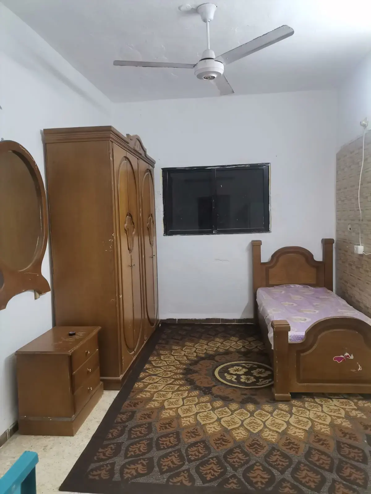 Furnished 2-room student flat with outdoor yard for rent in Al Hay Al Janooby, Irbid