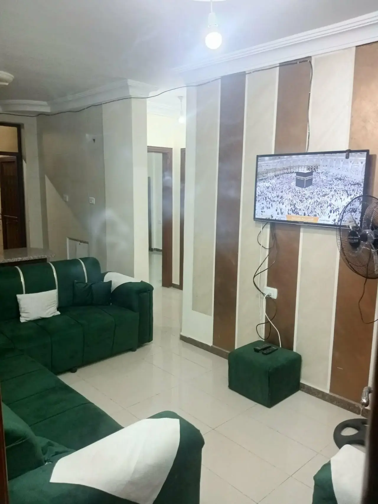 Furnished 55 m² studio with two bedrooms for rent west of Yarmouk University, Irbid