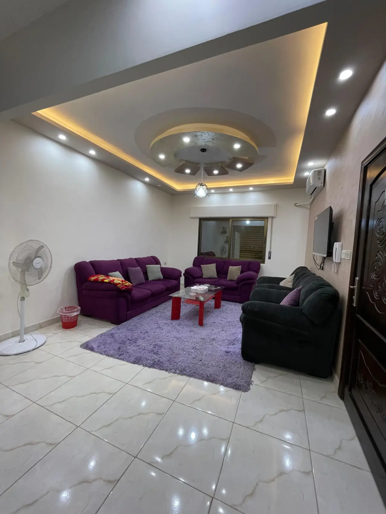 Furnished 3-bedroom apartment in a compound-style building for rent, Iskan Al Atiba', Irbid