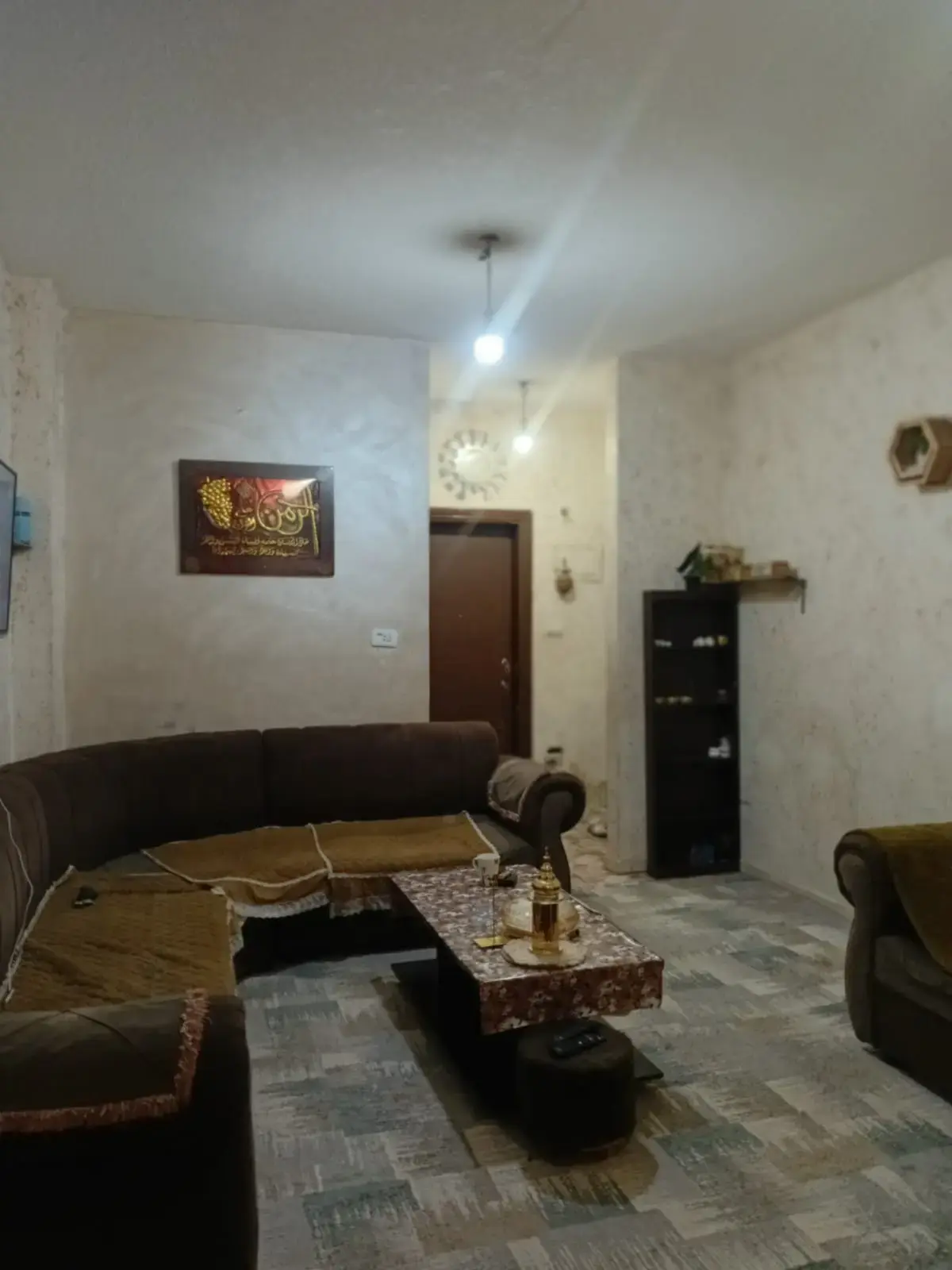Direct instalments on a three-room ground-floor flat in west Madaba