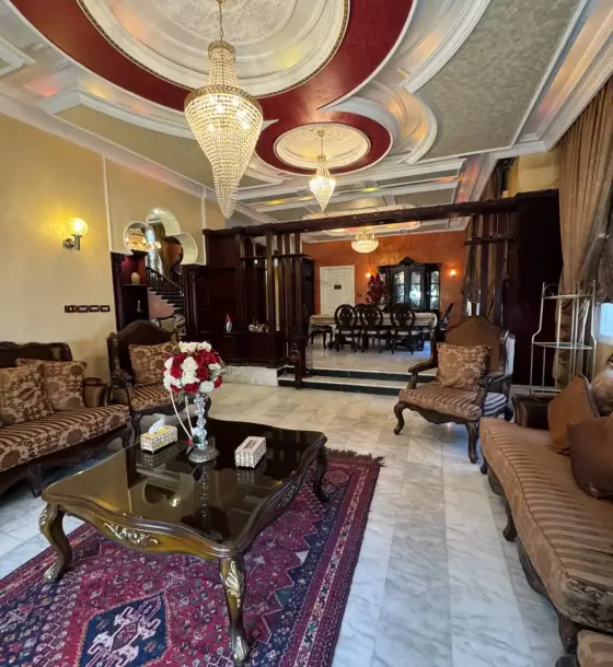 700 m² plot with a furnished four-floor villa, south Hay Al Shaheed, Tabarbour