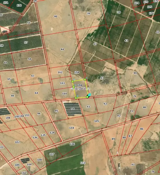 About 10 dunums in Qasr Al Hallabat (Khirbet Khanna) on a paved road