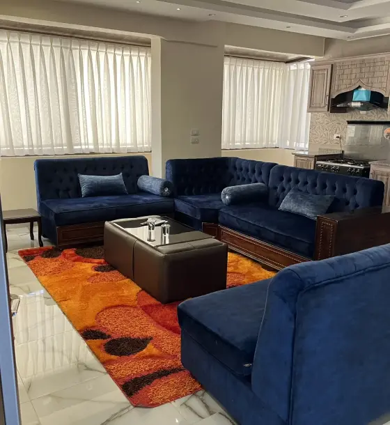Furnished top floor with two separate 2-bedroom flats for sale, Al Hay Al Janooby