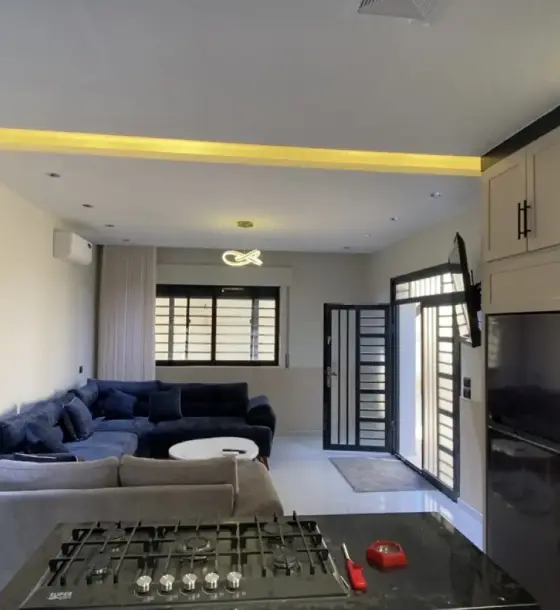 Al Husn semi-ground 200 m² furnished apartment in a villa, 3 bedrooms, modern