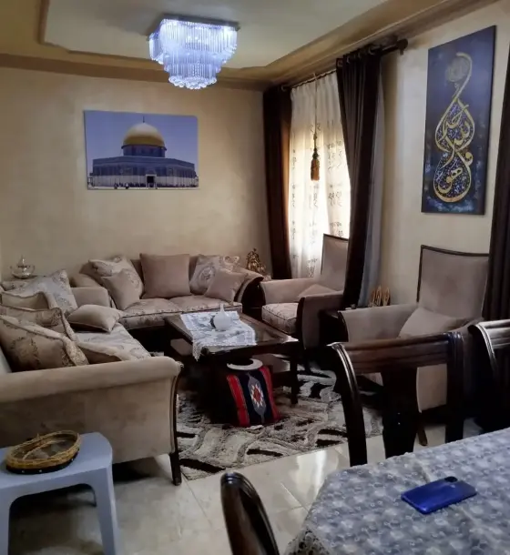 Ein Al-Basha third-floor flat, 120 m², 3 bedrooms and 2 bathrooms