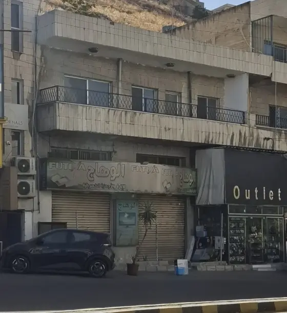 First-floor flat on Al Ma'arid main street, Al Naqab, also suits offices