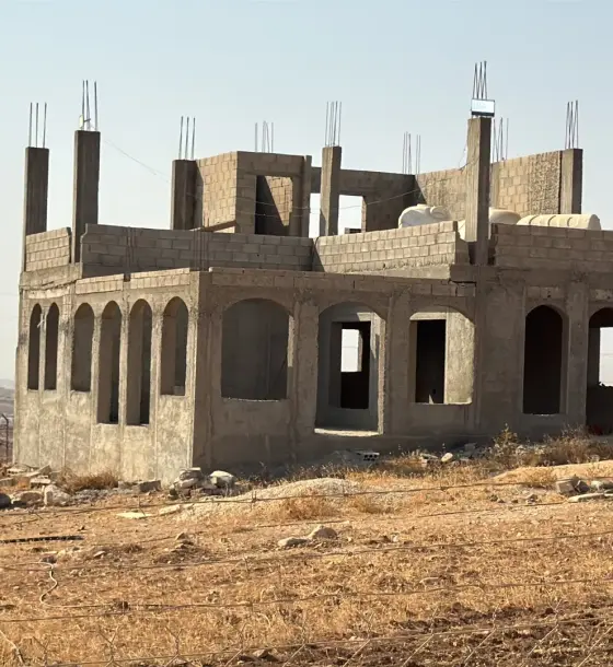 10.4-dunum olive land on two streets near the new hospital for sale in Mai’n