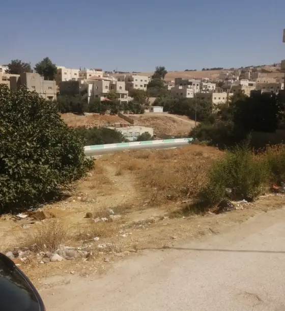 Commercial plot of 736 m² for sale on the main road in Al-Thaniyyah, Karak