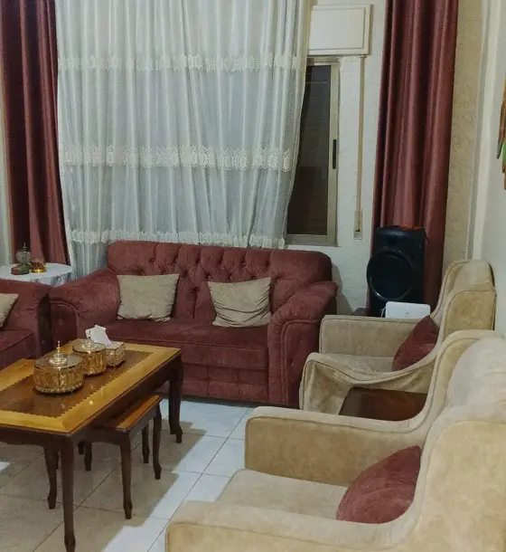Raised ground-floor 3-bedroom apartment for sale in Al Hashmi Al Shamali
