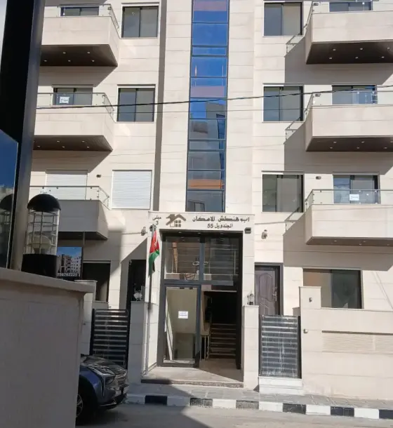Super-deluxe 2-bedroom apartment with a 62 m² private terrace for rent in Al Jandaweel