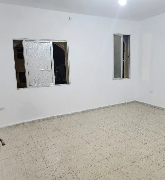 First-floor 3-room apartment for rent next to Al Mustanada health centre