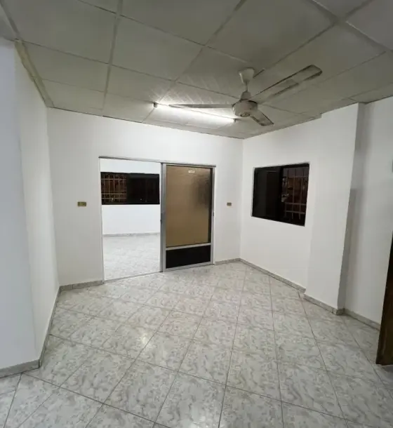 Third-floor roof apartment with a large terrace for rent in Hay Al Hussain near Anas roundabout