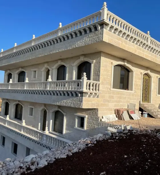 Villa with farmland in I'bbeen, Ajloun: new 300 m², never lived in