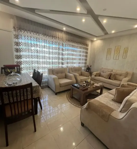 Private tiled roof terrace with a third-floor flat in Al Darbiyat, Abu Al-Sous