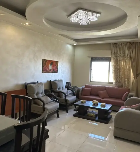 Small families, monthly or yearly: super-deluxe furnished flat for rent in Tabarbour