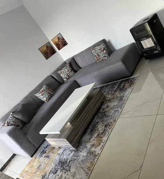 Large terrace with a furnished roof flat in Al Bnayyat, monthly or yearly