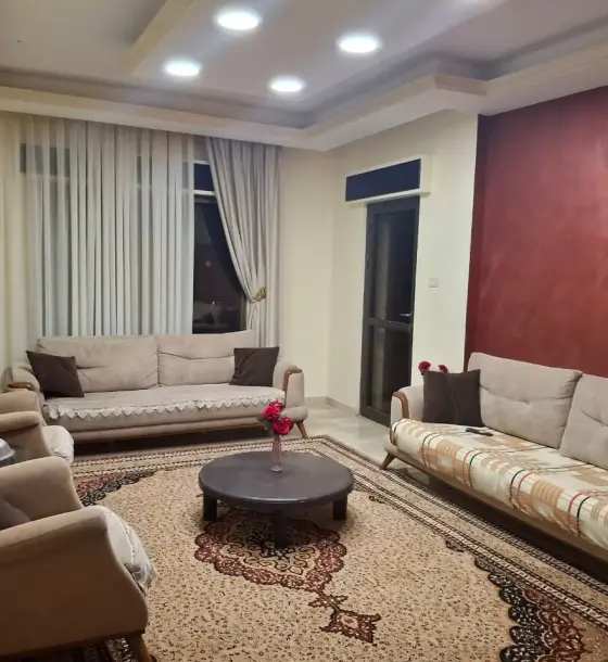 Quiet part of Marj Al Hamam, furnished full-floor 200 m² apartment for rent