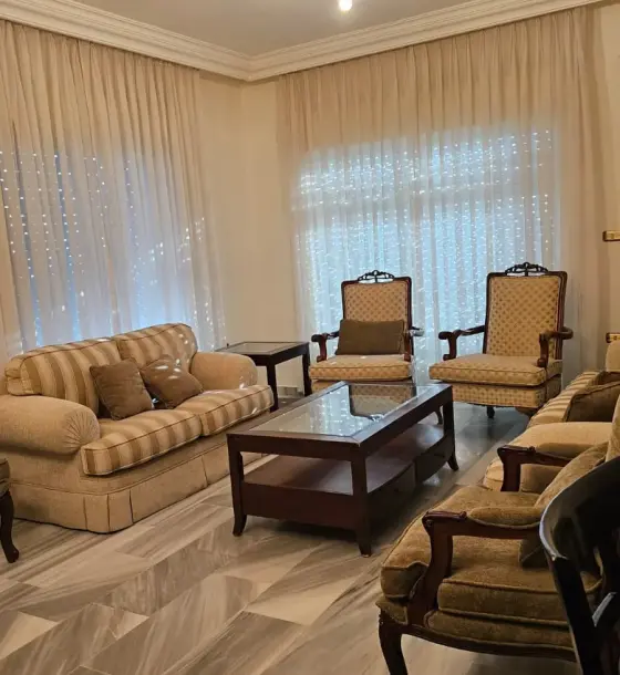 Behind Al Sultan markets in Marj Al Hamam, furnished 166 m², 2 beds, 3 baths