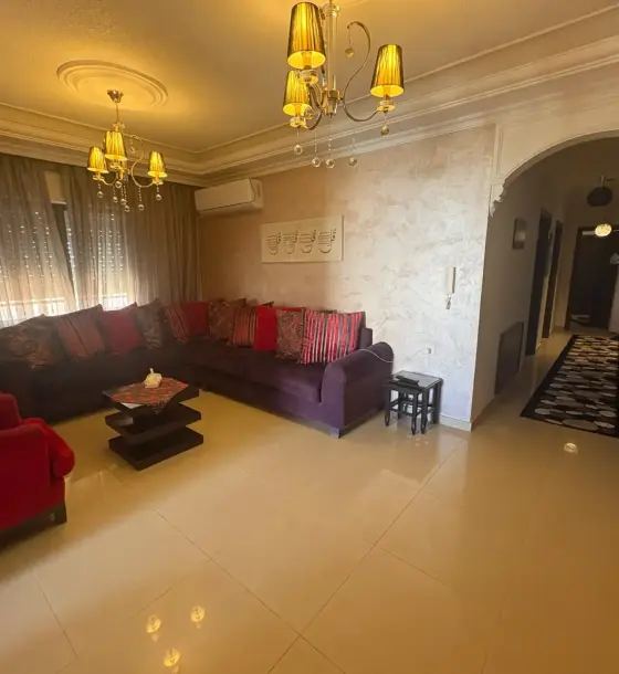 Near Applied Science University in Shafa Badran, nearly new furnished 148 m² family flat