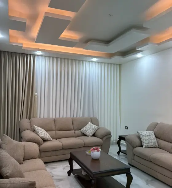 Dahyet Al Yasmeen apartment with modern furniture, ready to rent to families