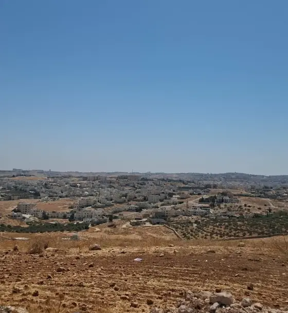 Top of Marj Al Ajrab, Shafa Badran: 780 m² plot on two streets