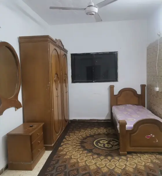 Furnished 2-room student flat with outdoor yard for rent in Al Hay Al Janooby, Irbid
