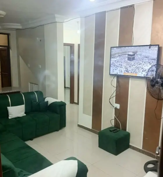 Furnished 55 m² studio with two bedrooms for rent west of Yarmouk University, Irbid