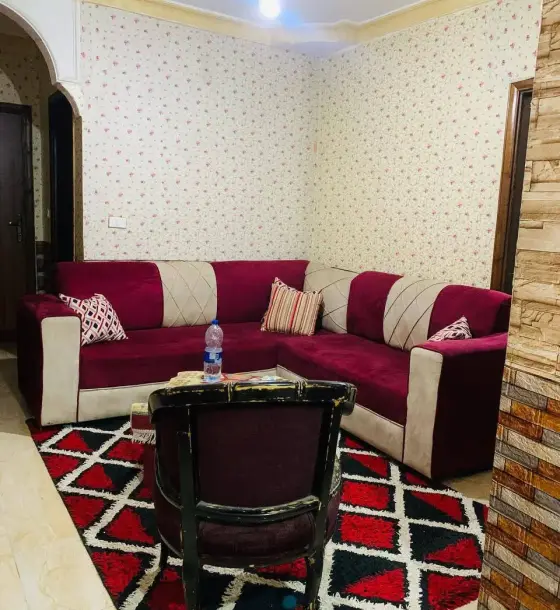 Furnished 2-bedroom apartment for daily, weekly or monthly rent near Al Naseem, Irbid