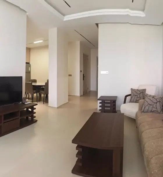 New fully furnished 2-bedroom apartment in a gated compound with pool for rent in Al Husn, Irbid