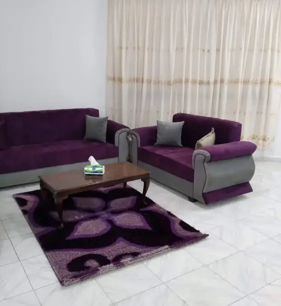 Al Zarqa Al Jadeedeh furnished ground floor, 3 bedrooms, monthly rent